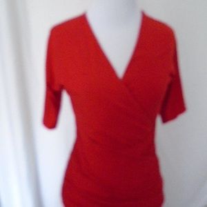 Express Faux Wrap Top - S